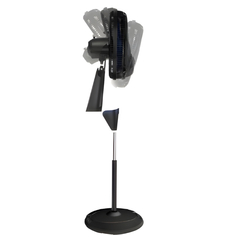 Ventilador Arno 2 em 1 40cm X-Treme 9 Pas 127V VE9M Preto/Azul-8d744bea-1e66-4d46-a280-8c80b1c4a41c