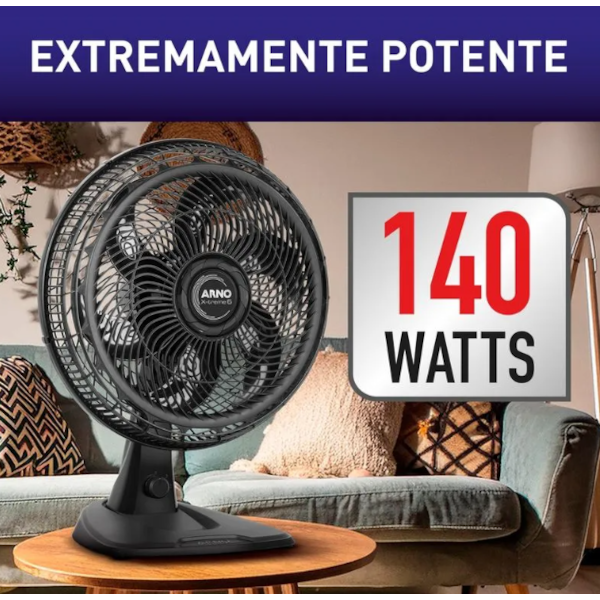 Ventilador Arno 2 em 1 Mesa e Parede 40CM X-Treme 6 127V VE60 Preto-e049e1a6-0903-4df8-900c-895c8b62e300