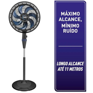 Ventilador Arno de Coluna 40cm X-Treme 7 Pas 127v VE7C Preto/Azul Escuro