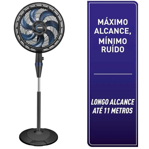 Ventilador Arno de Coluna 40cm X-Treme 7 Pas 127v VE7C Preto/Azul Escuro-de44806e-c35c-43be-b515-29324eca962e