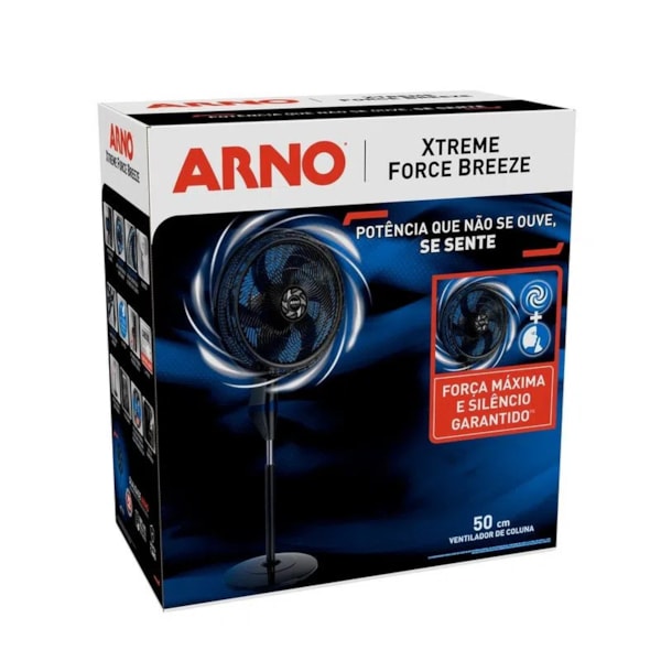 Ventilador Arno de Coluna 50cm Xtreme Force Breeze 127v VB52 Preto/Azul-ca12c59d-16ed-41aa-bed3-bf1774fc5acf