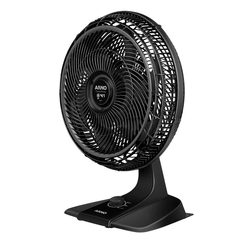 Ventilador Arno de Mesa Turbo Force 2 em 1 40cm 127V VF42 Preto