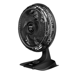 Ventilador Arno de Mesa Turbo Force 2 em 1 40cm 127V VF42 Preto