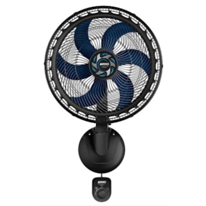 Ventilador Arno Parede 50CM Xtreme Force Breezer 6 Pas 127V Preto/Azul