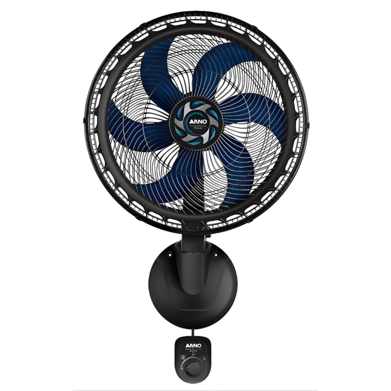 Ventilador Arno Parede 50CM Xtreme Force Breezer 6 Pas 127V Preto/Azul-d10dbb62-893e-4da4-acb5-11fb2c53dde8