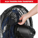 Ventilador Arno Parede X-Treme 9 40cm 127V VE9P Preto/Azul 