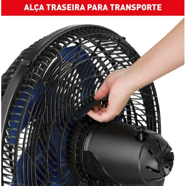 Ventilador Arno Parede X-Treme 9 40cm 127V VE9P Preto/Azul-82696c54-0eb9-4229-8f6c-6183d7aae0bf