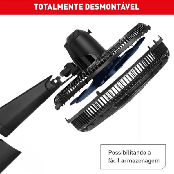 Ventilador Arno Parede X-Treme 9 40cm 127V VE9P Preto/Azul -2bfe39d7-5bd8-48eb-9221-9335bbdc7b50