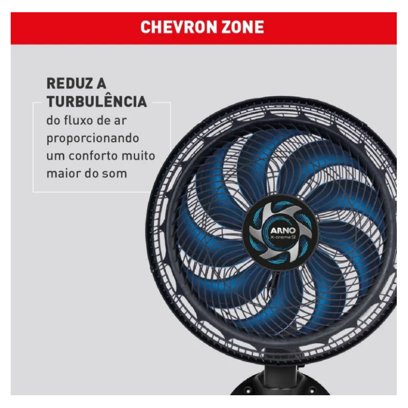 Ventilador Arno Parede X-Treme 9 40cm 127V VE9P Preto/Azul-4efc3e9f-85c3-457c-bfeb-d0e95f4fea85