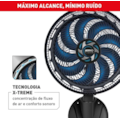 Ventilador Arno Parede X-Treme 9 40cm 127V VE9P Preto/Azul-6940bd76-76d6-48d3-bc70-e075f6f7a76e