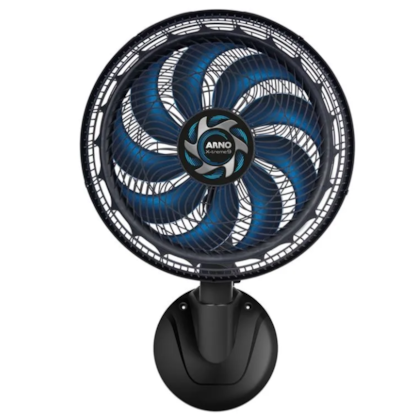 Ventilador Arno Parede X-Treme 9 40cm 127V VE9P Preto/Azul 