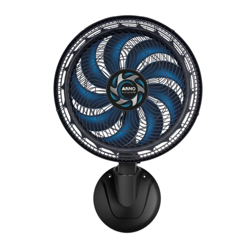 Ventilador Arno Parede X-Treme 9 40cm 127V VE9P Preto/Azul 