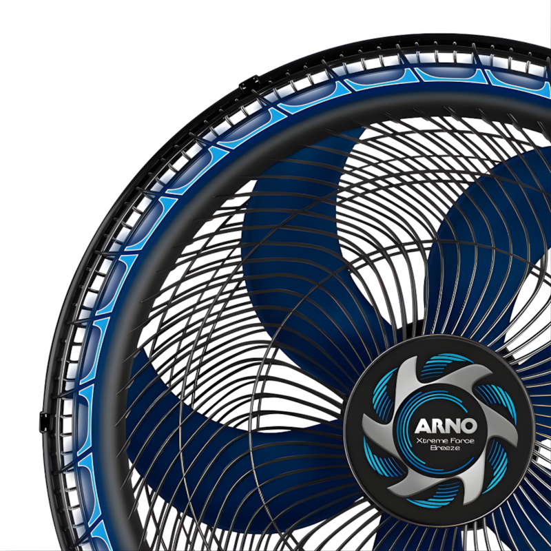 Ventilador de Coluna Arno 50cm Extreme Force Breeze 6 Pás 127V VB52 Preto/Azul-97607ada-5897-4f15-8de9-c367213826f4
