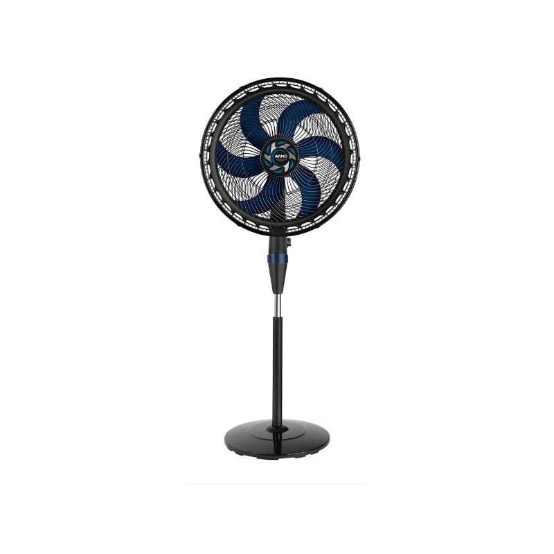 Ventilador de Coluna Arno 50cm Extreme Force Breeze 6 Pás 127V VB52 Preto/Azul