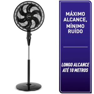 Ventilador de Coluna Arno X-Treme 40cm 6 Pas 127V VE6C Preto
