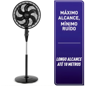 Ventilador de Coluna Arno X-Treme 40cm 6 Pas 127V VE6C Preto