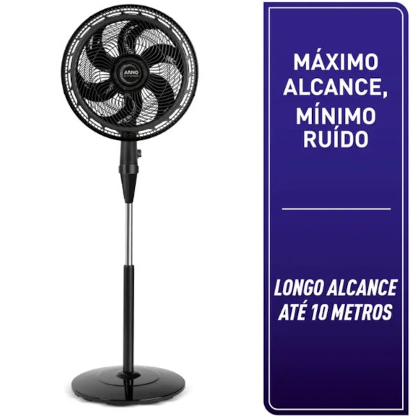 Ventilador de Coluna Arno X-Treme 40cm 6 Pas 127V VE6C Preto-0e2245d2-ac94-495b-81ba-8657af265338