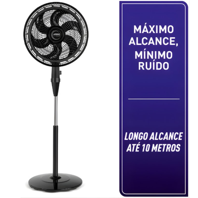 Ventilador de Coluna Arno X-Treme 40cm 6 Pas 127V VE6C Preto-a3af8082-6a71-4968-84f3-f93c9e2eaac0