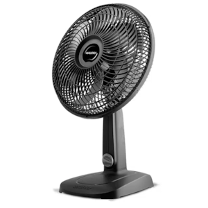 Ventilador De Mesa Mallory 30cm Turbo Compact Preto E Grafite