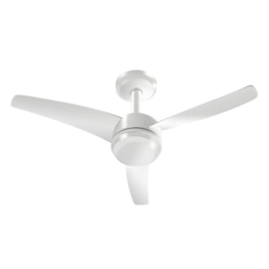 Ventilador de Teto Mondial VTE-02 127 V Branco &ndash; 3 Pás, Controle Remoto