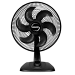 Ventilador Mallory de Mesa 40cm Turbo Fresh 127v Preto