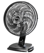 Ventilador Mallory de Mesa e Parede Egeo 127V Preto/Grafite