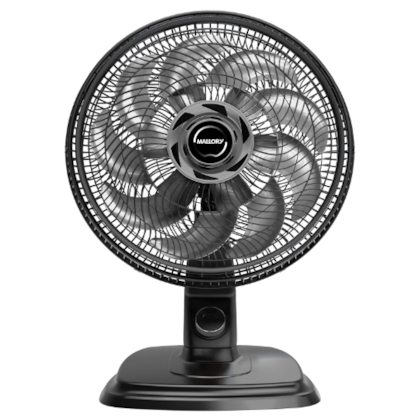 Ventilador Mallory de Mesa e Parede Egeo 127V Preto/Grafite