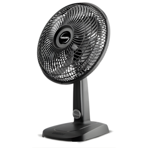 Ventilador Mallory Mesa 30cm Turbo Compact 6 Pás 127V Preto/Grafite