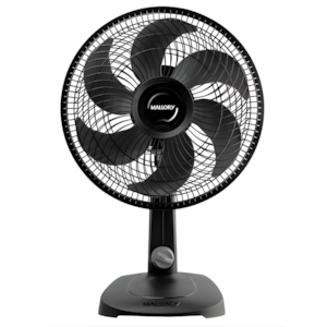 Ventilador Mallory Mesa 30cm Turbo Compact 6 Pás 127V Preto/Grafite