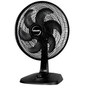 Ventilador Mallory Mesa 40cm Turbo Fresh 6 Pás 127V Preto