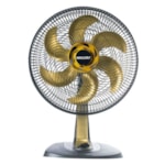 Ventilador Mallory TS40+ Preto Dourado 40cm