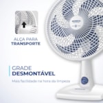 Ventilador Mondial de Mesa 30cm Super Power 127V/60HZ VSP-30W Branco/Azul