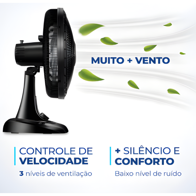 Ventilador Mondial de Mesa 40cm Super Power 127V/60HZ VSP-40-B Preto/Prata-98194962-9e8d-4aaa-8c74-caac8e64cc1b