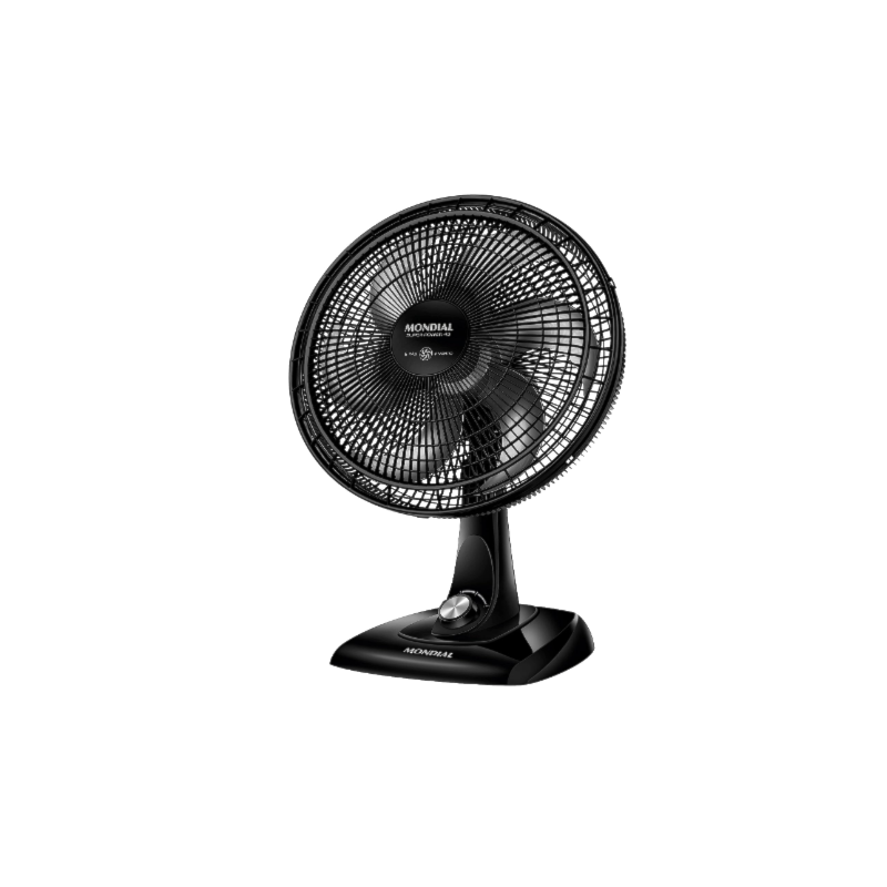 Ventilador Mondial de Mesa 40cm Super Power 127V/60HZ VSP-40-B Preto/Prata