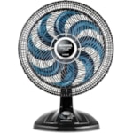 Ventilador Mondial de Mesa 40CM VTX-40-CHROME Super Turbo 127V/60HZ Preto/Azul