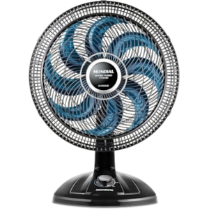 Ventilador Mondial de Mesa 40CM VTX-40-CHROME Super Turbo 127V/60HZ Preto/Azul