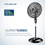 Ventilador mondial vtx40c8p coluna 127/60hz 3033-05