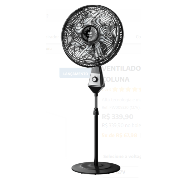 Ventilador Wap de Coluna 50cm Turbo Flow 127V Preto-dee99634-b3e6-48be-b3ce-408a5c9dbded