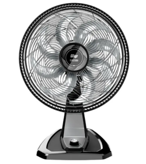 Ventilador Wap de Mesa e Parede 50cm 8 Pas Turbo Flow 127V Preto