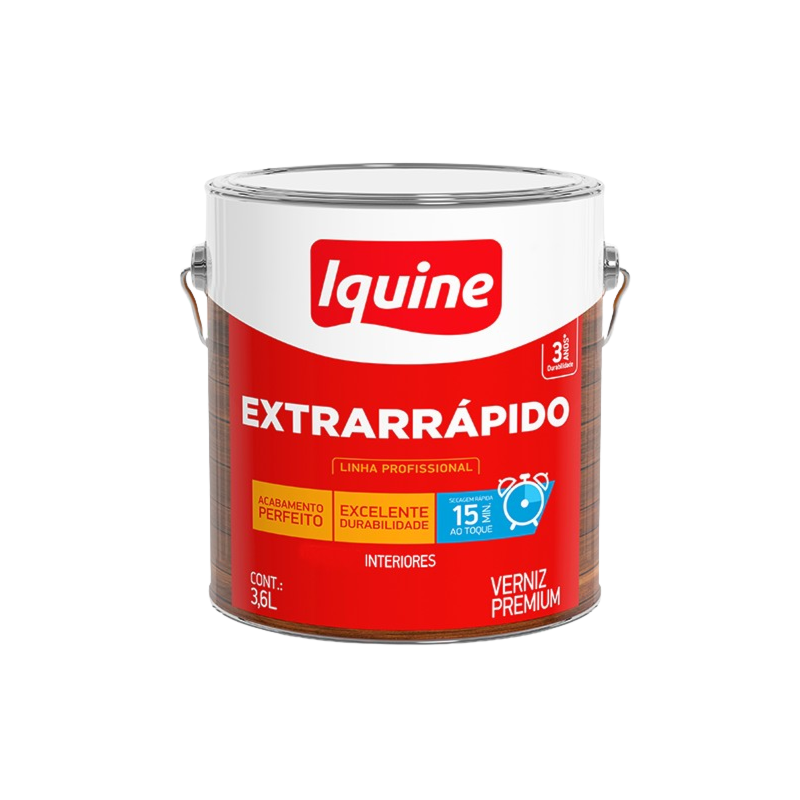 Verniz Iquine Extrarrápido 3,6 L Incolor-bfe828f2-6890-49aa-8376-45c76f19bcfd