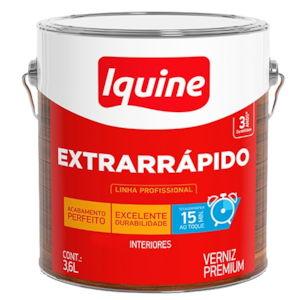 Verniz Iquine Extrarrápido 3,6 L Incolor