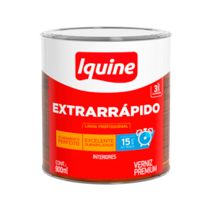 Verniz Iquine Extrarrápido 900 mL Incolor
