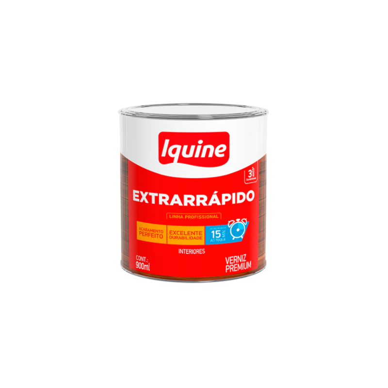 Verniz Iquine Extrarrápido 900 mL Vinho