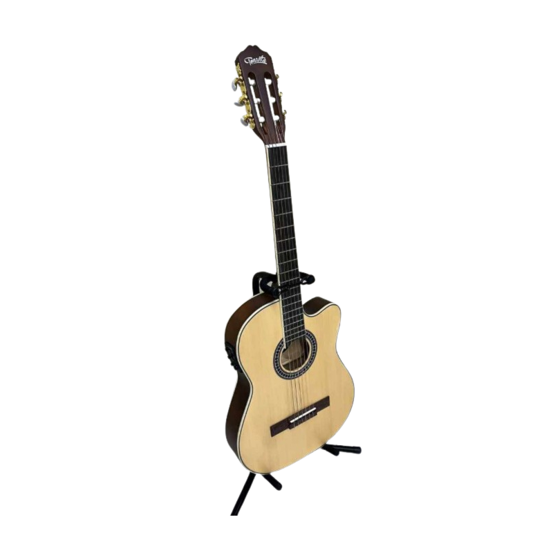 Violao Classic Eletro-Acust Lorenzzo Marrom