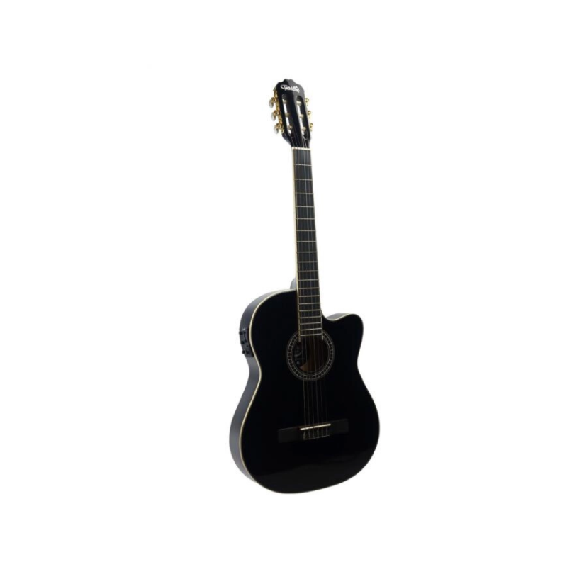 Violao Classic Eletro-Acust Lorenzzo Preto